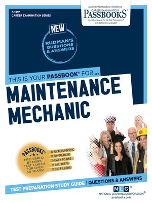 cover image of Maintenance Mechanic